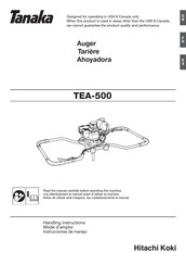 Hitachi Koki Tanaka TEA-500 Instrucciones De Manejo