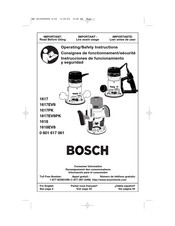 Bosch 1617EVSPK Instrucciones De Funcionamiento Y Seguridad