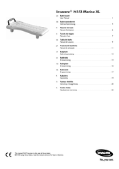 Invacare H113 Marina XL Manual Del Usuario