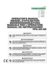 Yamabiko PPA-AH-HD Manual De Instrucciones