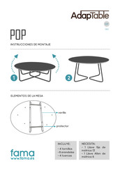 Fama AVALON Instrucciones De Montaje