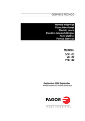 Fagor VPE-102 Manual De Instrucciones