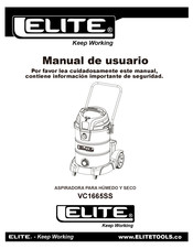 Elite VC1665SS Manual De Usuario