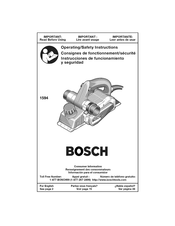 Bosch 1594 Instrucciones De Funcionamiento Y Seguridad