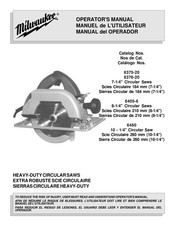 Milwaukee 6376-20 Manual Del Operador