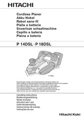 Hitachi Koki P 14DSL Instrucciones De Manejo