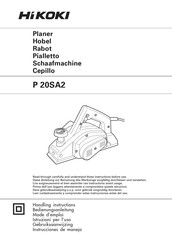 HIKOKI P 20SA2 Instrucciones De Manejo