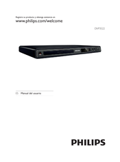 Philips DVP3522 Manual Del Usuario