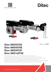 DITEC NRG90TXE Manual Tecnico