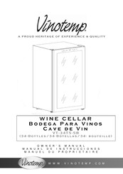 Vinotemp VT-34TS-SB Manual De Instrucciones