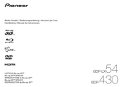 Pioneer BDP-LX54 Manual De Instrucciones