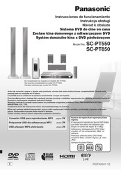 Panasonic SC-PT550 Instrucciones De Funcionamiento