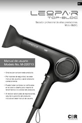 CBR Professional LEOPAR TOP-BLDC Manual De Usuario