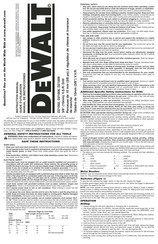 DeWalt D21008 Manual De Instrucciones