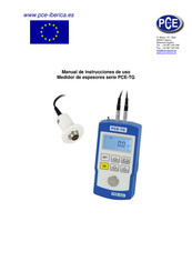 Pce Instruments PCE-TG Serie Manual De Instrucciones