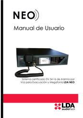 LDA Audio Tech NEO4250E Manual De Usuario