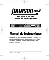 Johnson 40-6028 Manual De Instrucciones