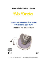 Mx Onda MX-DM120 mp3 Manual De Instrucciones