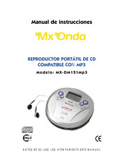 Mx Onda MX-DM121Mp3 Manual De Instrucciones