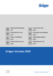 Dräger Alcotest 3820 Instrucciones De Uso