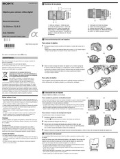 Sony SAL70200G Manual De Instrucciones