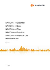 Navigon 40 Premium Live Manual De Usuario