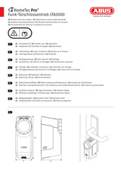 Abus HomeTec Pro CFA3000 Instrucciones De Montaje