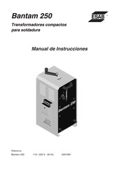 ESAB Bantam 250 Manual De Instrucciones