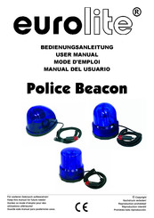 EuroLite Police Beacon Manual Del Usuario