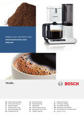 Bosch TKA8011 Instrucciones De Uso