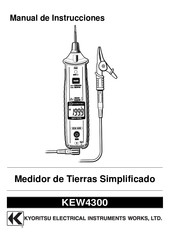 Kyoritsu Electrical Instruments Works KEW4300 Manual De Instrucciones