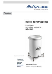 Delta OHM HD2015 Manual De Instrucciones