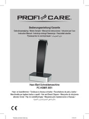 Profi Care PC-HSM/R 3051 Manual De Instrucciones