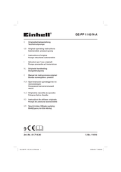 EINHELL GE-PP 1100 N-A Manual De Instrucciones