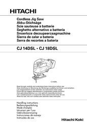 Hitachi Koki CJ 14DSL Instrucciones De Manejo