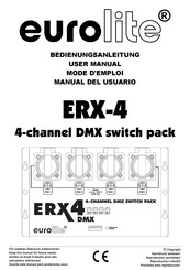 EuroLite ERX-4 Manual Del Usuario