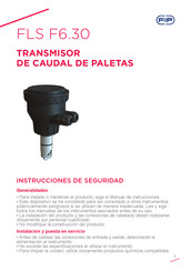 FIP FLS F6.30 Manual De Instrucciones