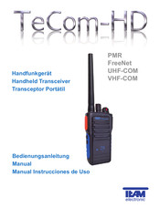 Team Electronic TeCom-HD FreeNet Manual Instrucciones De Uso