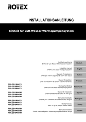 Rotex RDLQ011AA6V3 Manual De Instalación