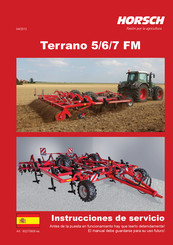 horsch Terrano 5 FM Instrucciones De Servicio