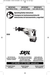 Skil 9350 Instrucciones De Funcionamiento Y Seguridad