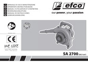 Efco SA 2700 Manual De Instrucciones