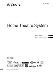 Sony HT-FS3 Manual De Instrucciones