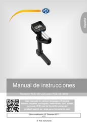 PCE Instruments PCE-VE-LOC Manual De Instrucciones