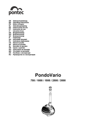 Pontec PondoVario 1000 Instrucciones De Uso