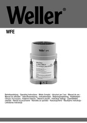 Weller WFE Manual De Uso