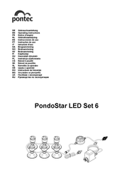 Pontec PondoStar LED Set 6 Instrucciones De Uso