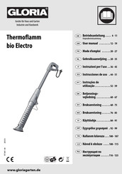 Gloria Thermoflamm bio Electro Instrucciones De Uso