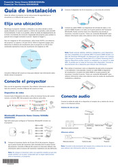 Epson PowerLite Pro Cinema  6030UB Guia De Instalacion