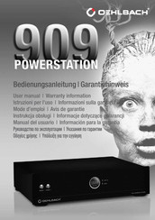 Oehlbach XXL Powerstation 909 Manual Del Usuario